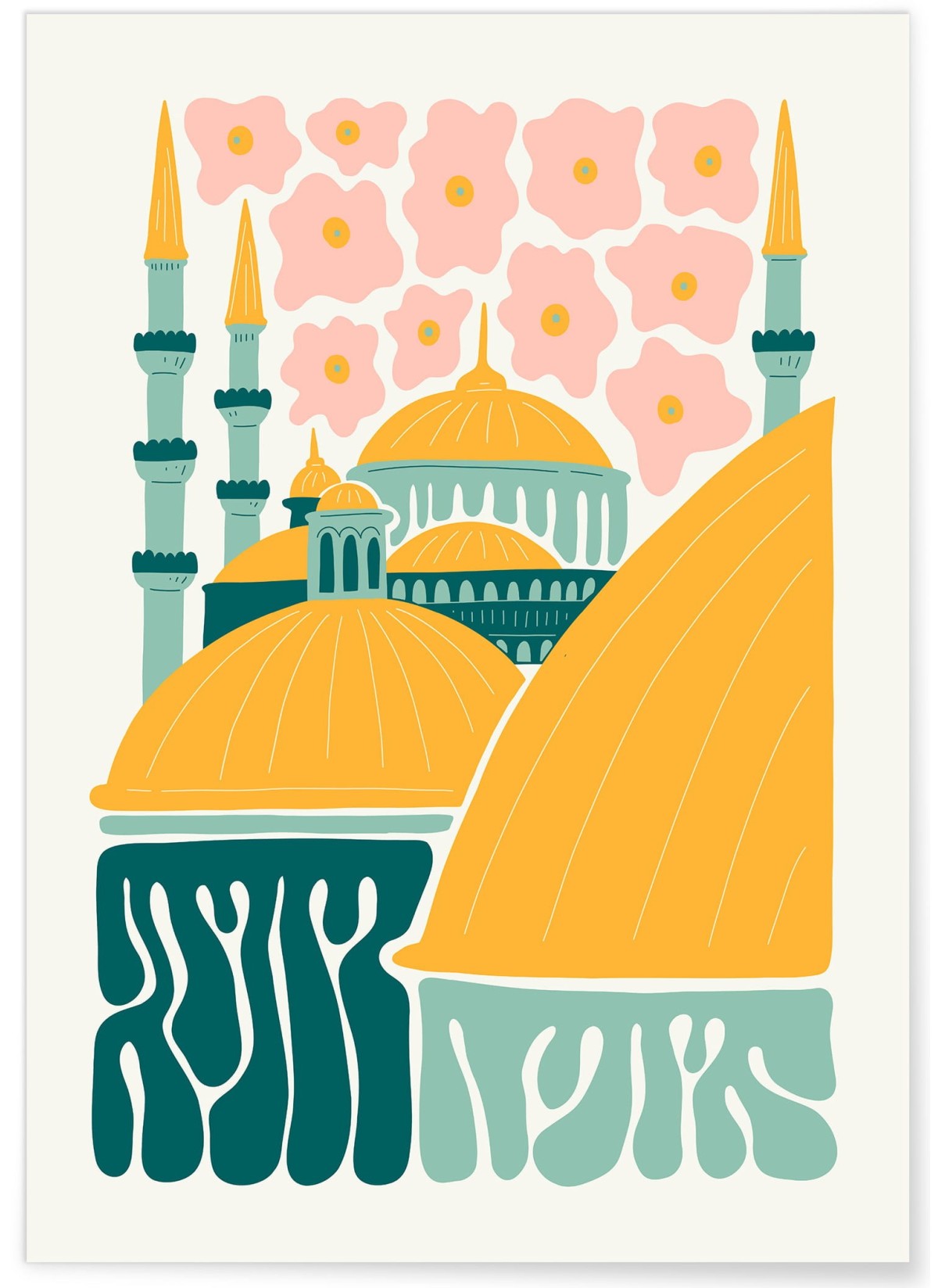 Affiche Istanbul Sainte-Sophie