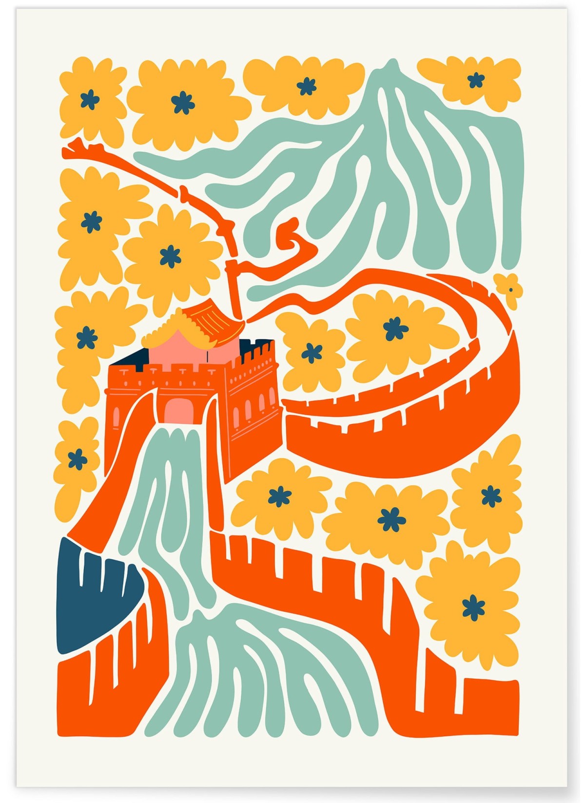 Affiche Muraille de Chine