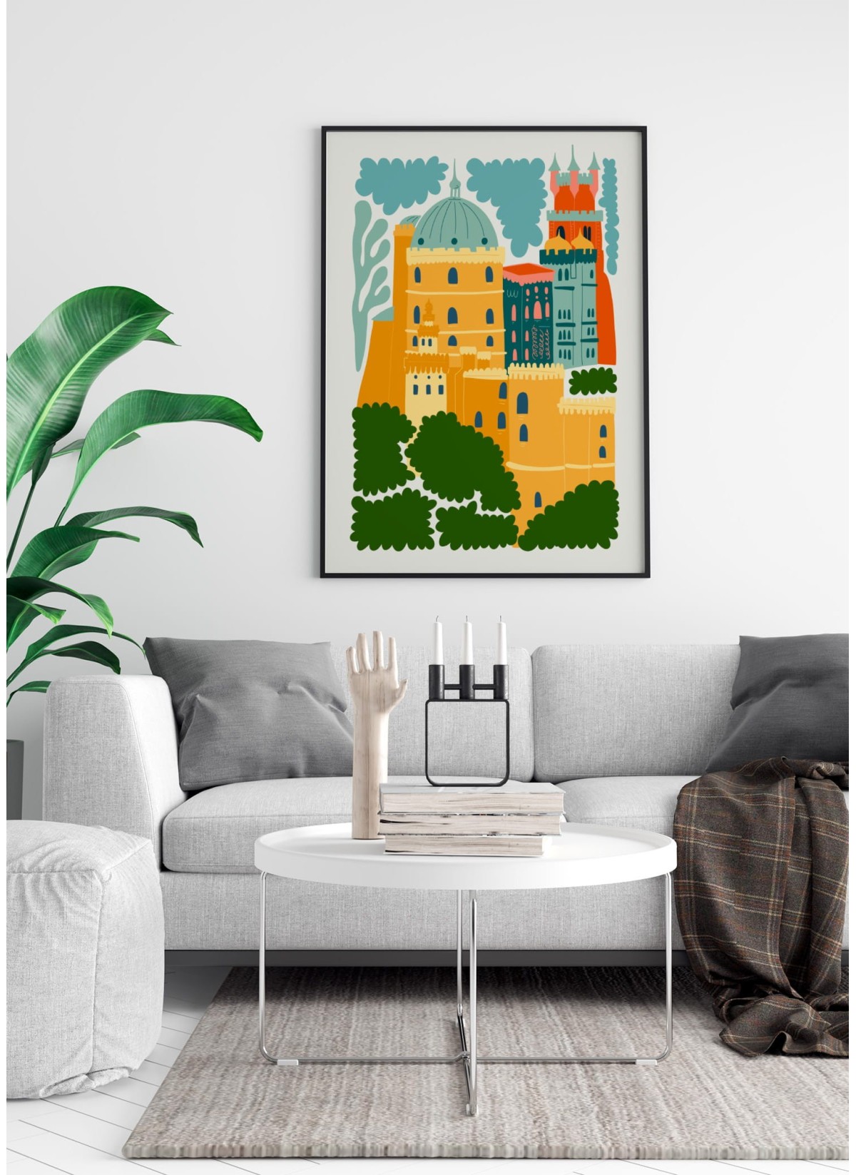 Affiche Portugal Palais national de Pena