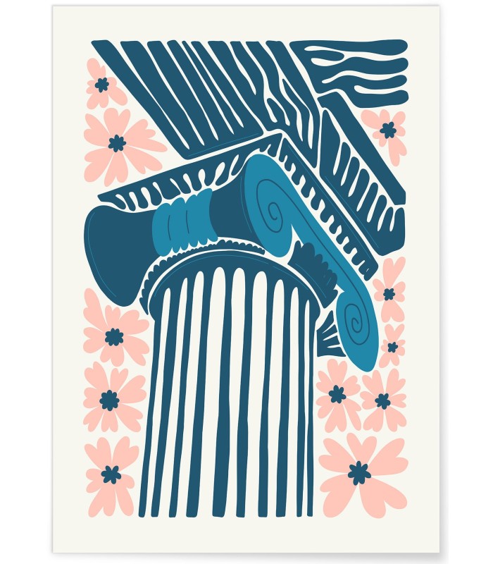 Affiche Grèce Parthénon