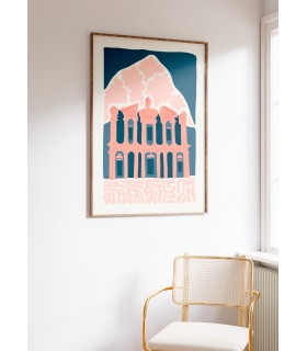 Affiche Jordanie Pétra