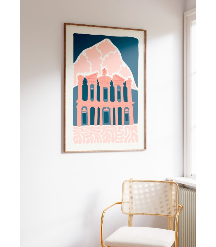 Affiche Jordanie Pétra