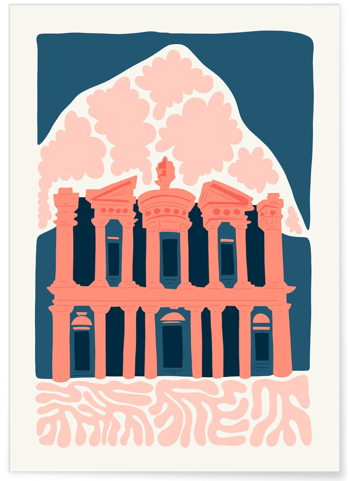 Affiche Jordanie Pétra