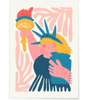 Affiche New York Statue de la Liberté