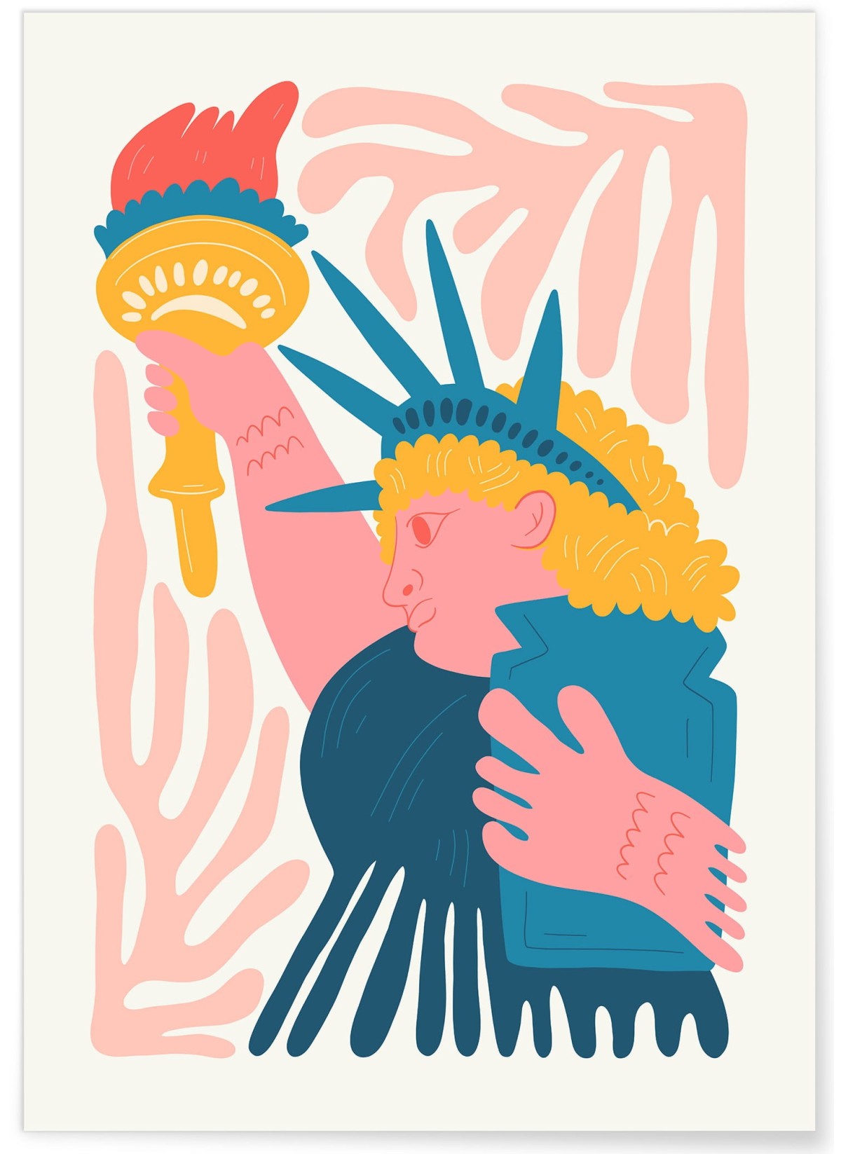 Affiche New York Statue de la Liberté