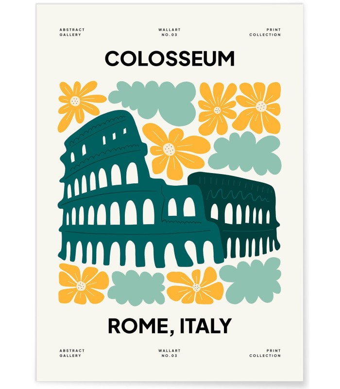 Affiche Rome Colisée