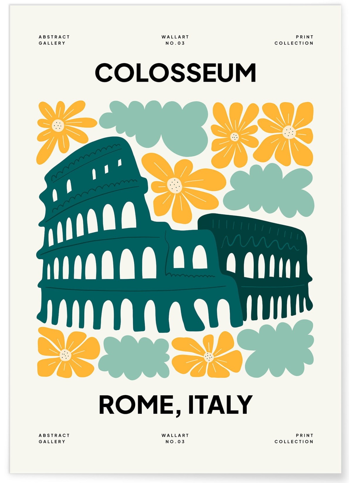 Affiche Rome Colisée