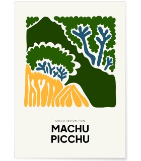 Affiche Pérou Machu Picchu