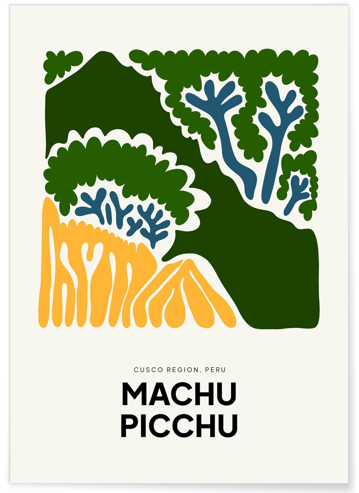 Affiche Pérou Machu Picchu