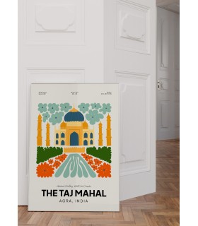 Affiche Inde Taj Mahal 2