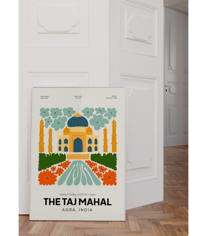Affiche Inde Taj Mahal 2