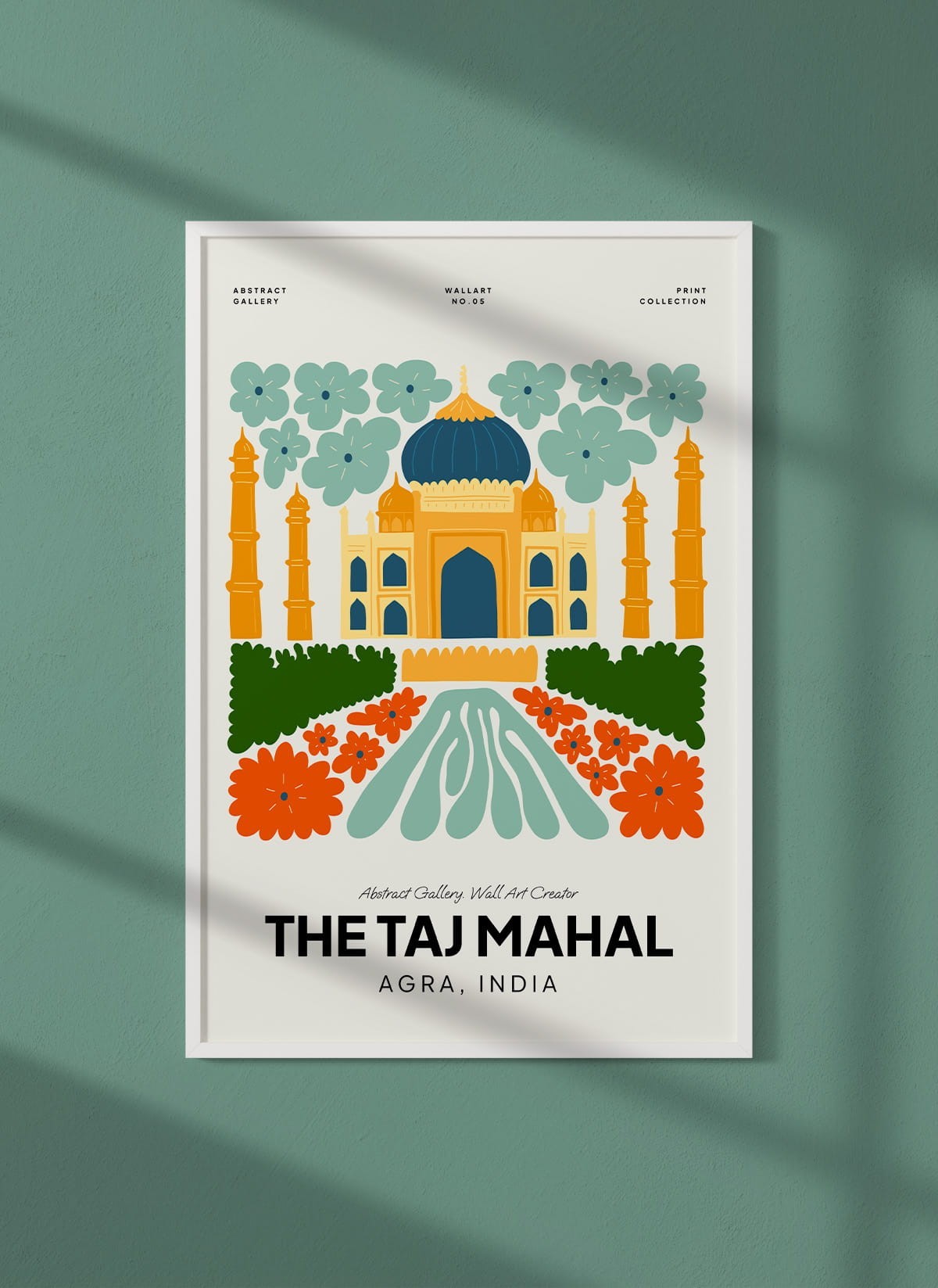 Affiche Inde Taj Mahal 2