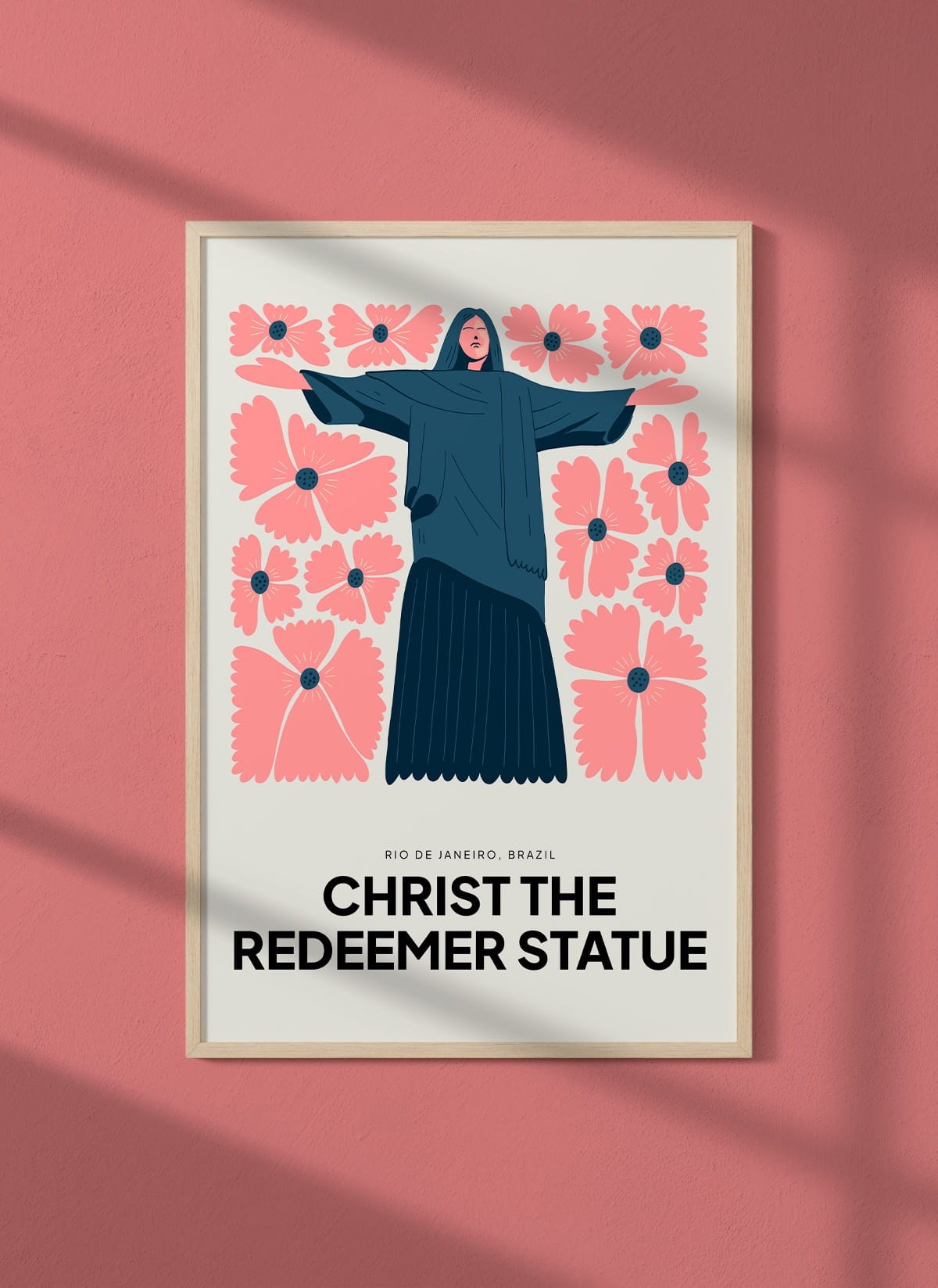 Affiche Rio Statue du Christ Rédempteur