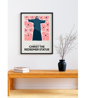 Affiche Rio Statue du Christ Rédempteur