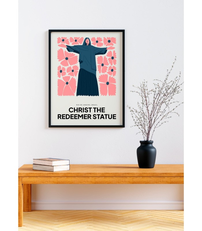 Affiche Rio Statue du Christ Rédempteur