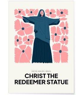 Affiche Rio Statue du Christ Rédempteur