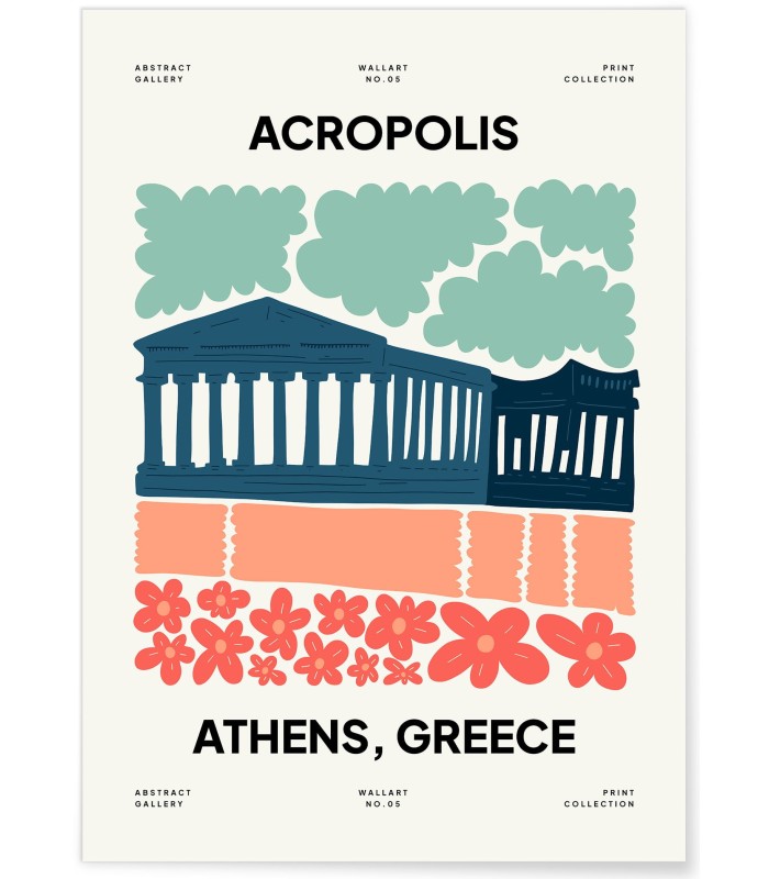 Affiche Grèce Acropolis