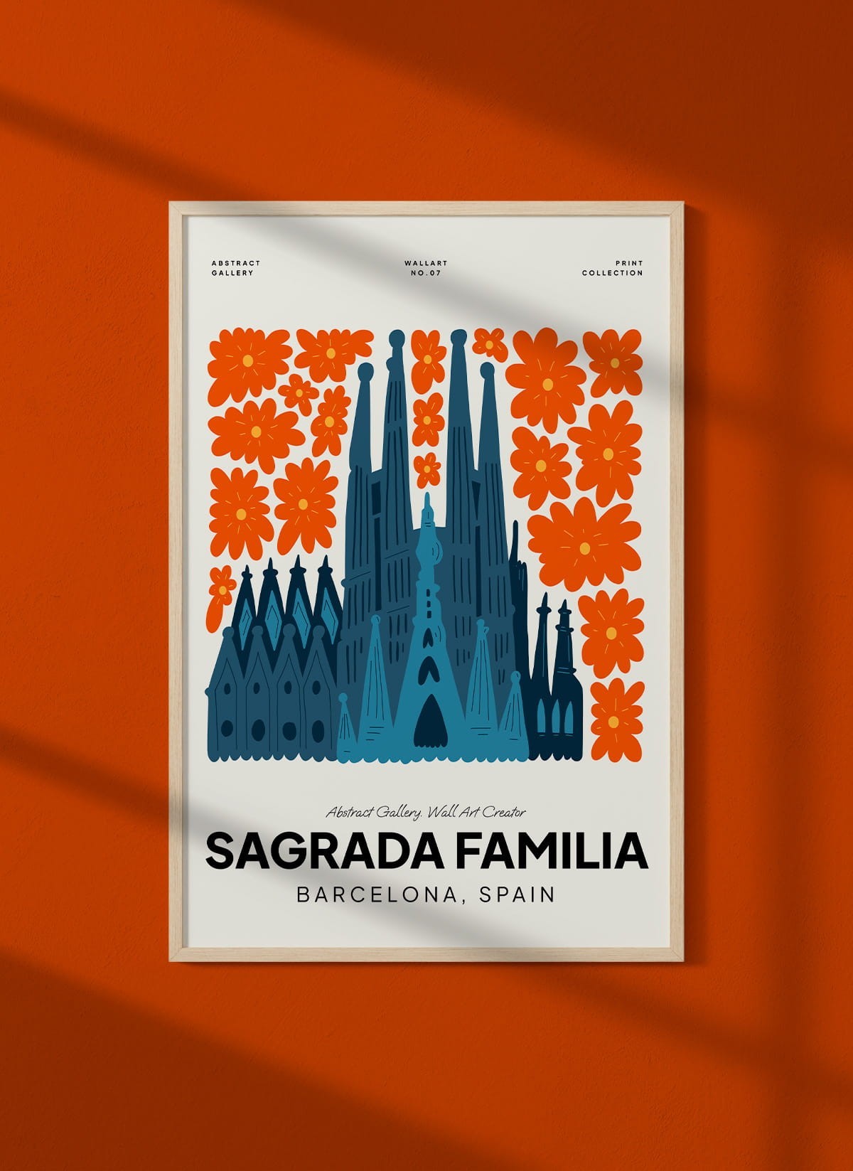 Affiche Espagne Sagrada Familia