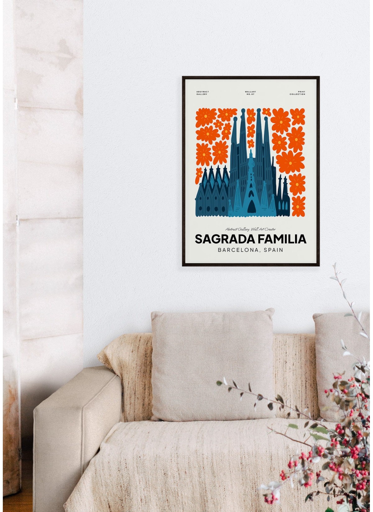 Affiche Espagne Sagrada Familia