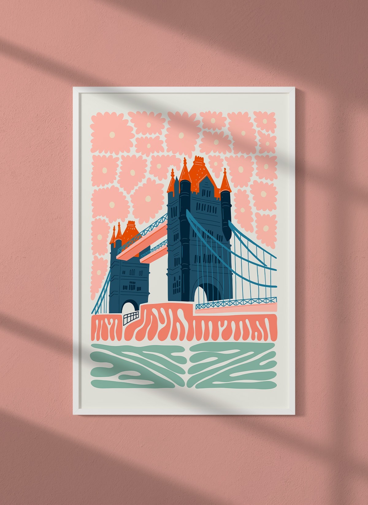 Affiche Londres Tower Bridge