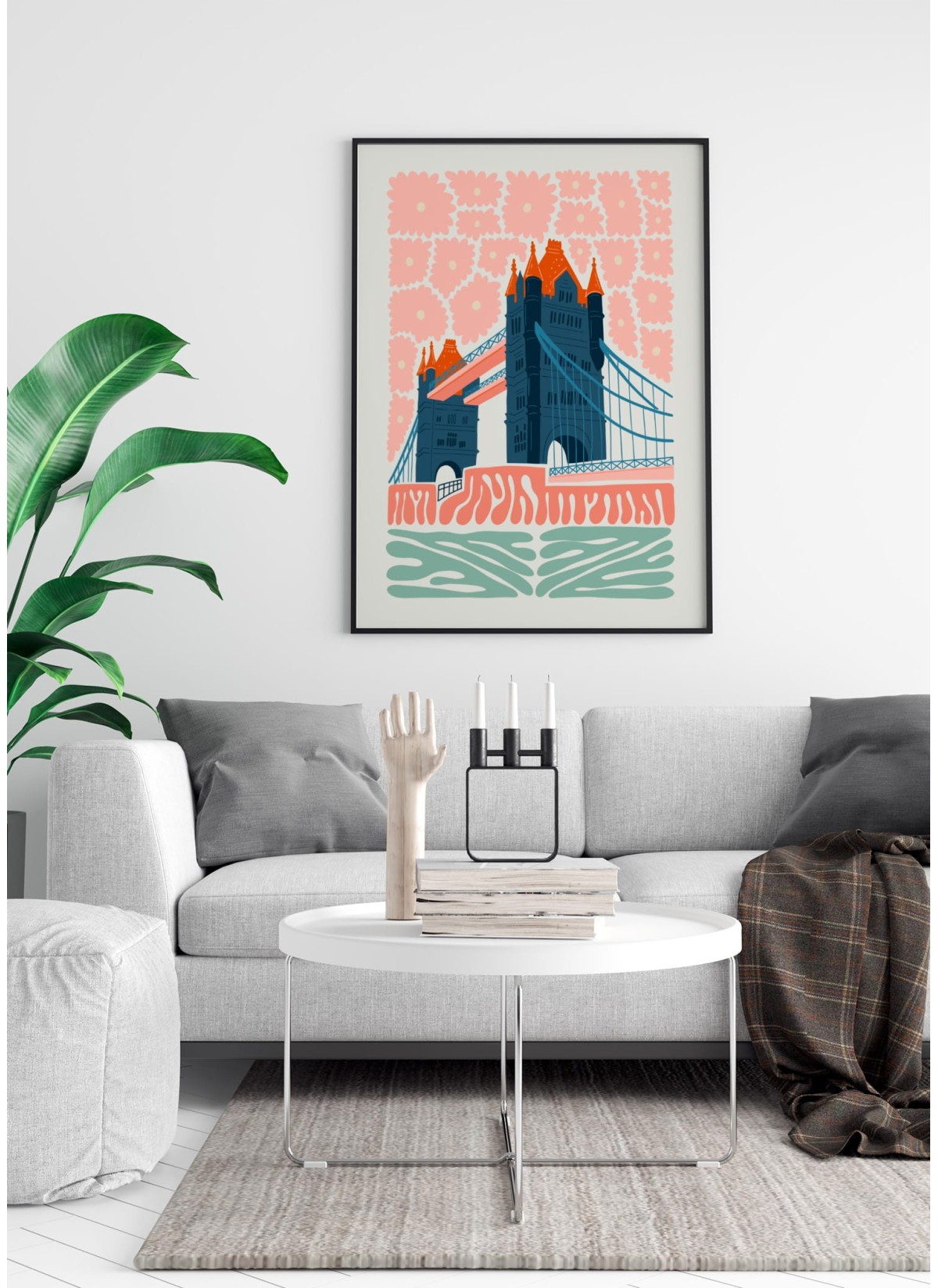 Affiche Londres Tower Bridge