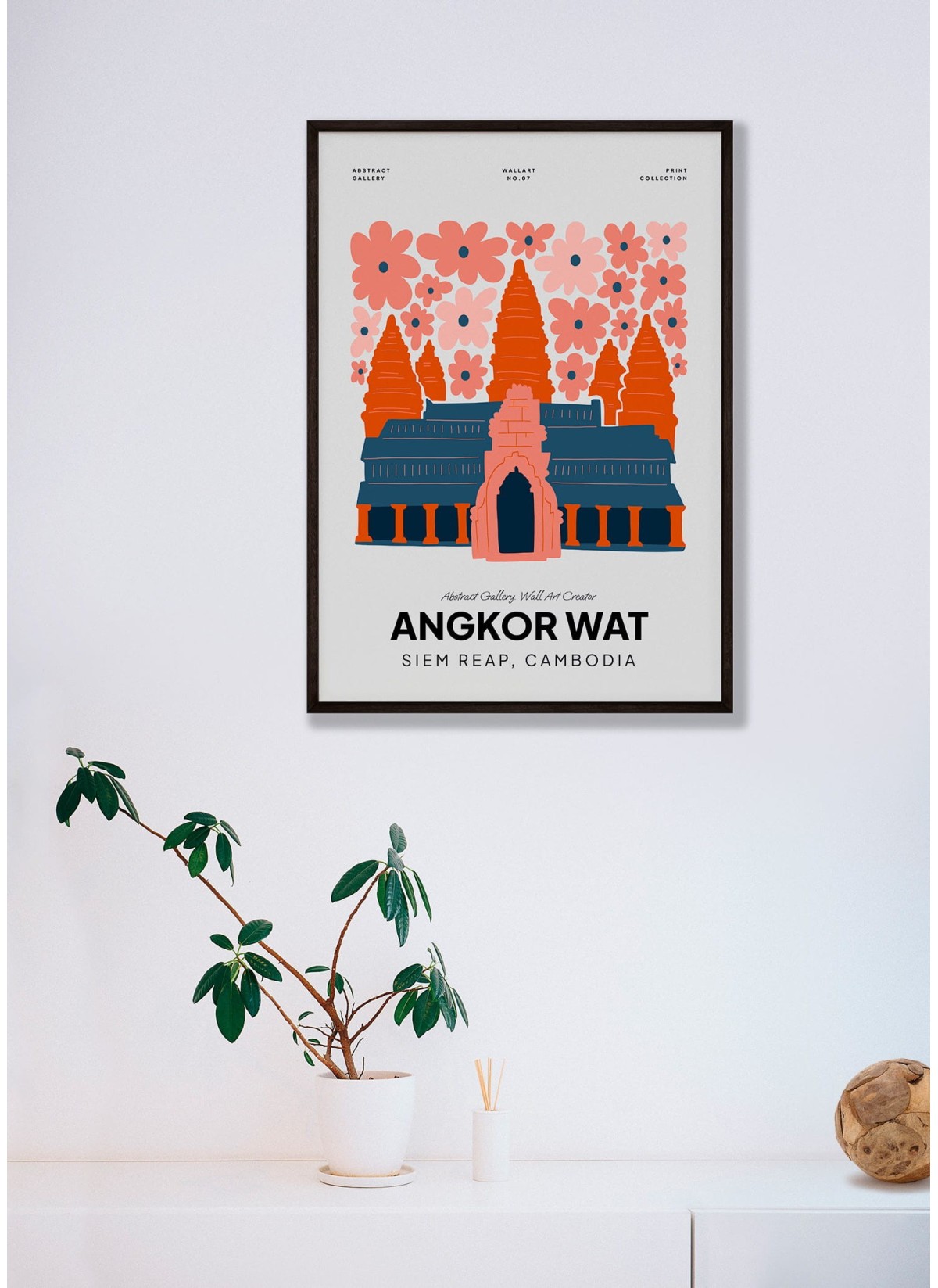 Affiche Cambodge Angkor Wat