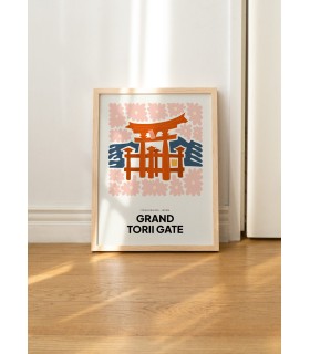 Affiche Japon Porte du Grand Torii