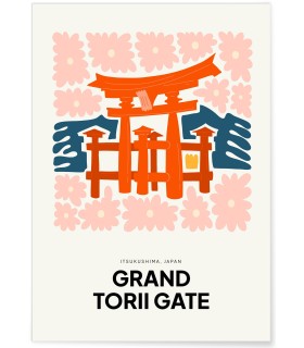 Affiche Japon Porte du Grand Torii
