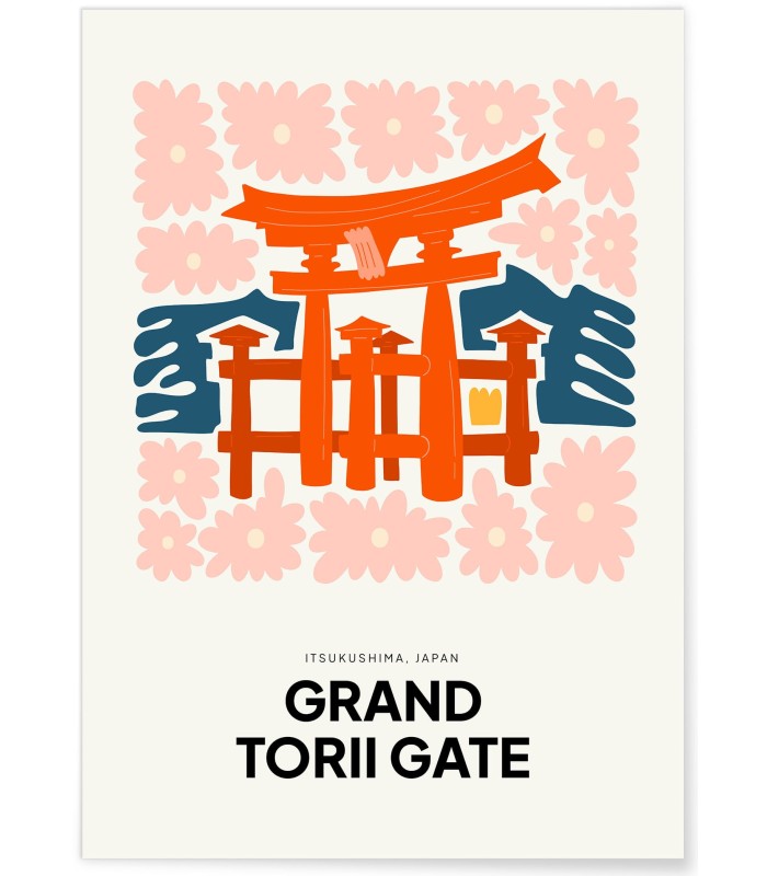 Affiche Japon Porte du Grand Torii