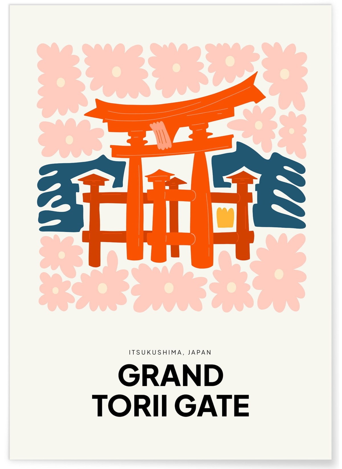 Affiche Japon Porte du Grand Torii