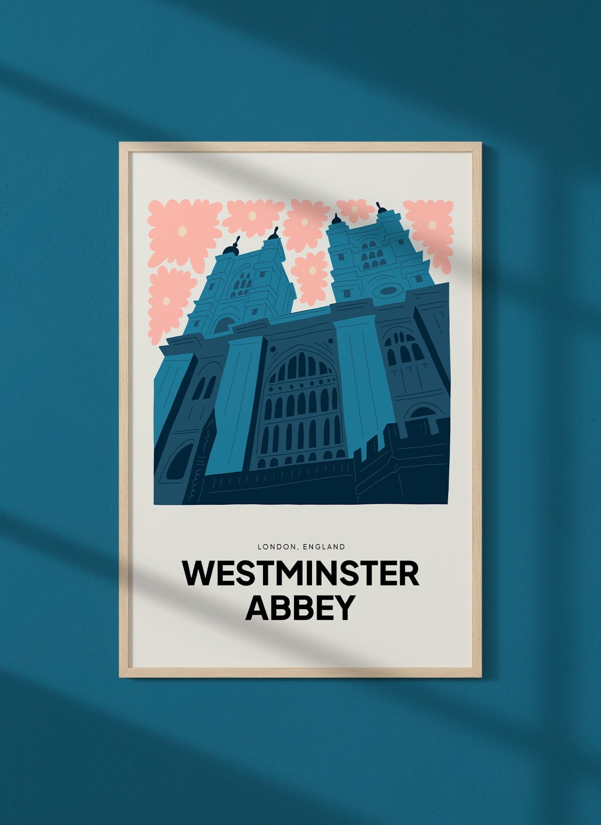 Affiche Londres Westminster Abbey