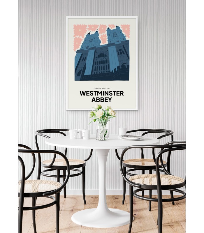 Affiche Londres Westminster Abbey