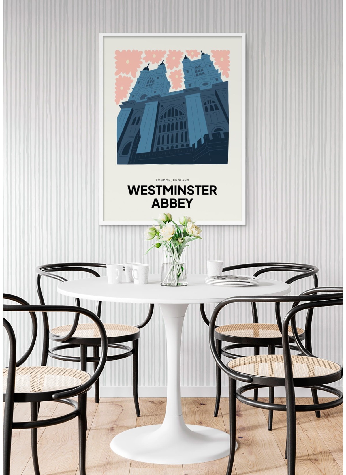 Affiche Londres Westminster Abbey
