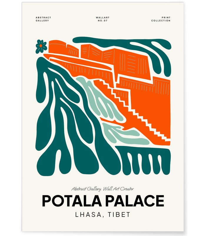 Affiche Tibet Palais du Potola