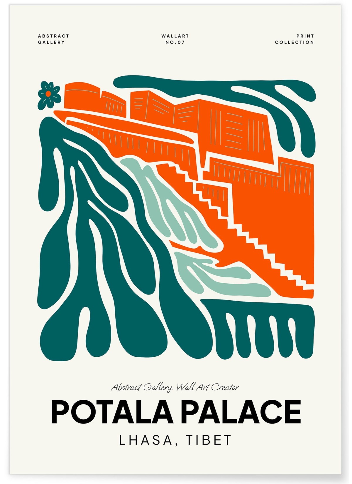 Affiche Tibet Palais du Potola