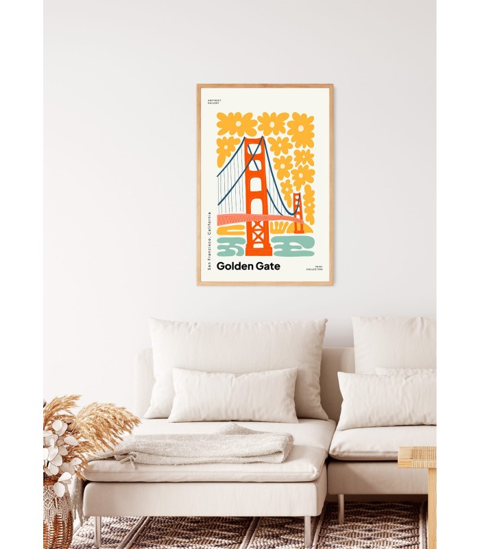 Affiche San Francisco 4 Golden Gate
