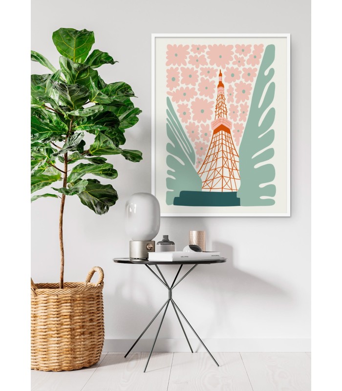 Affiche Japon Tokyo Tower