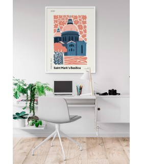 Affiche Venise Basilique Saint Marc