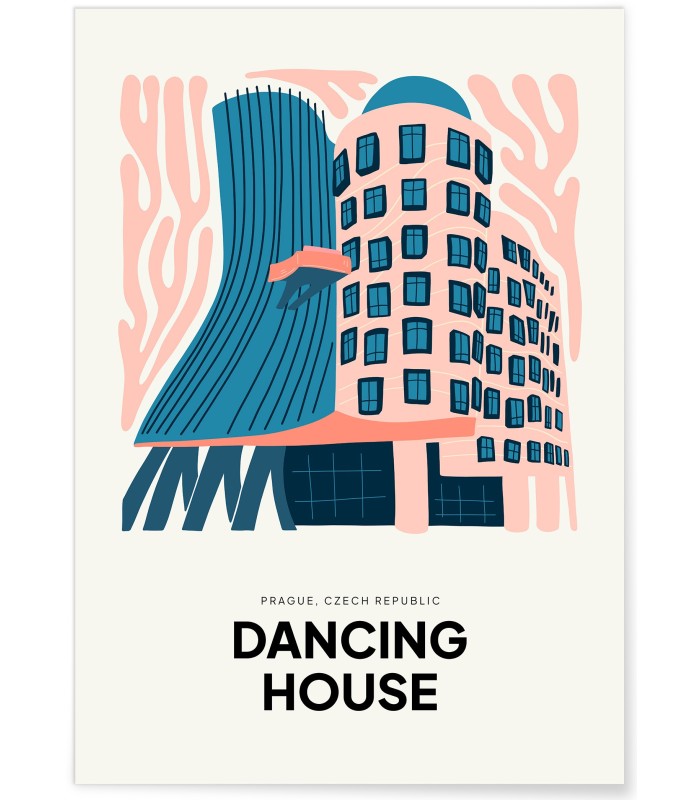 Affiche Prague Dancing house