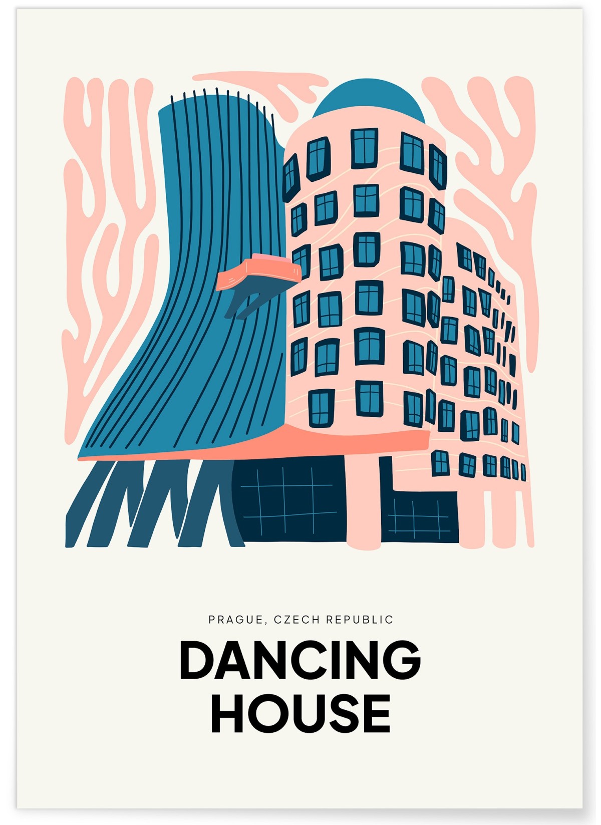 Affiche Prague Dancing house