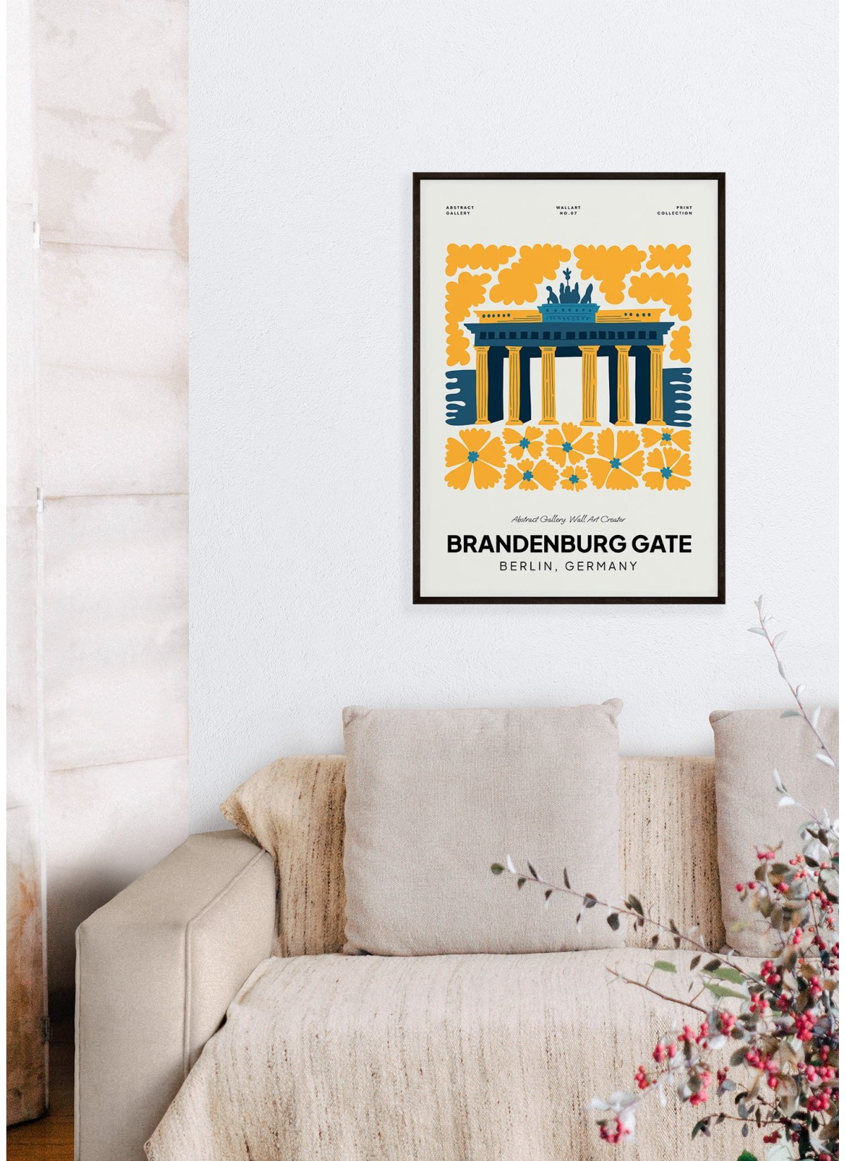Affiche Berlin Brandbenburg Gate