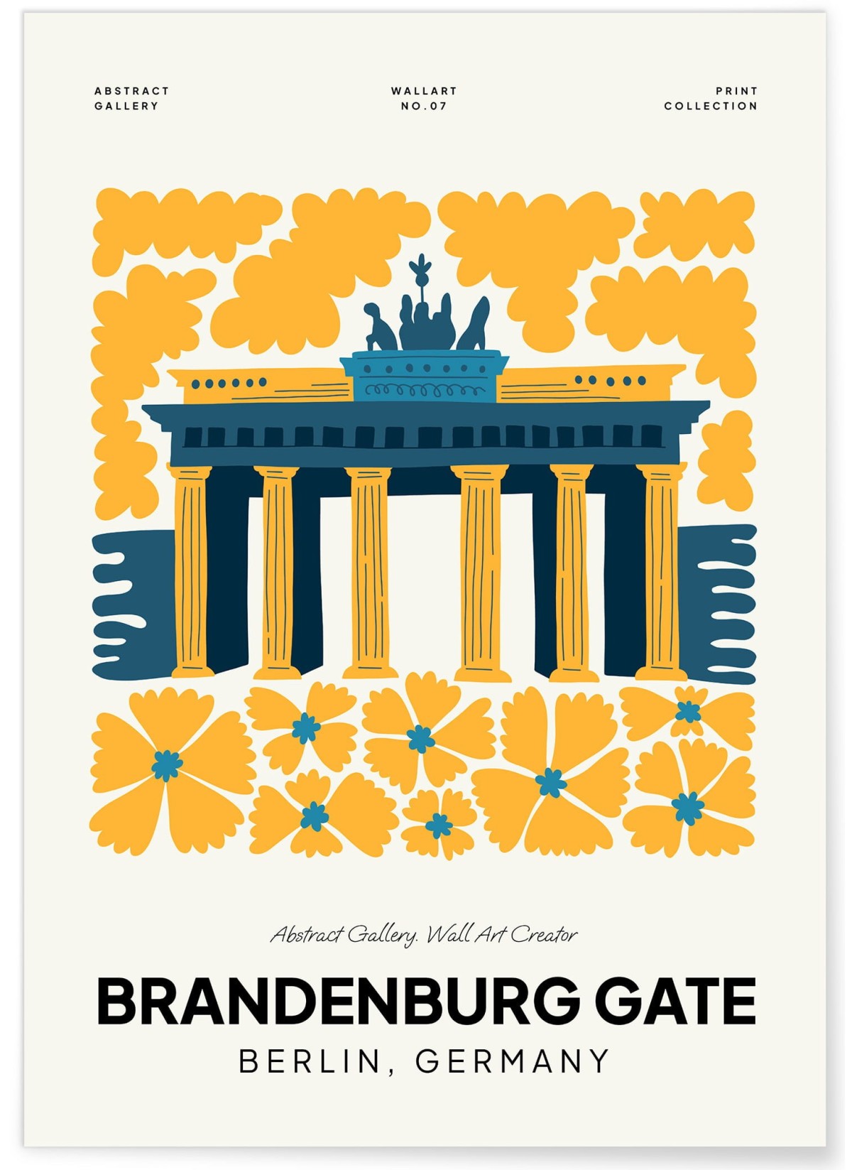 Affiche Berlin Brandbenburg Gate