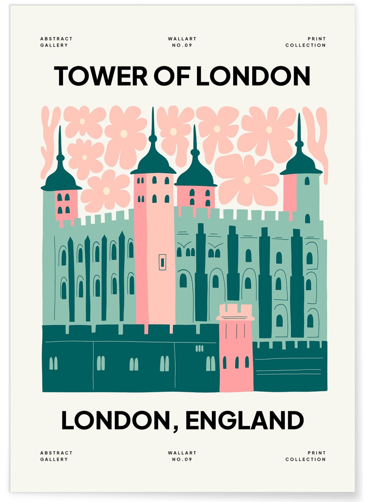 Affiche Londres Tower of London