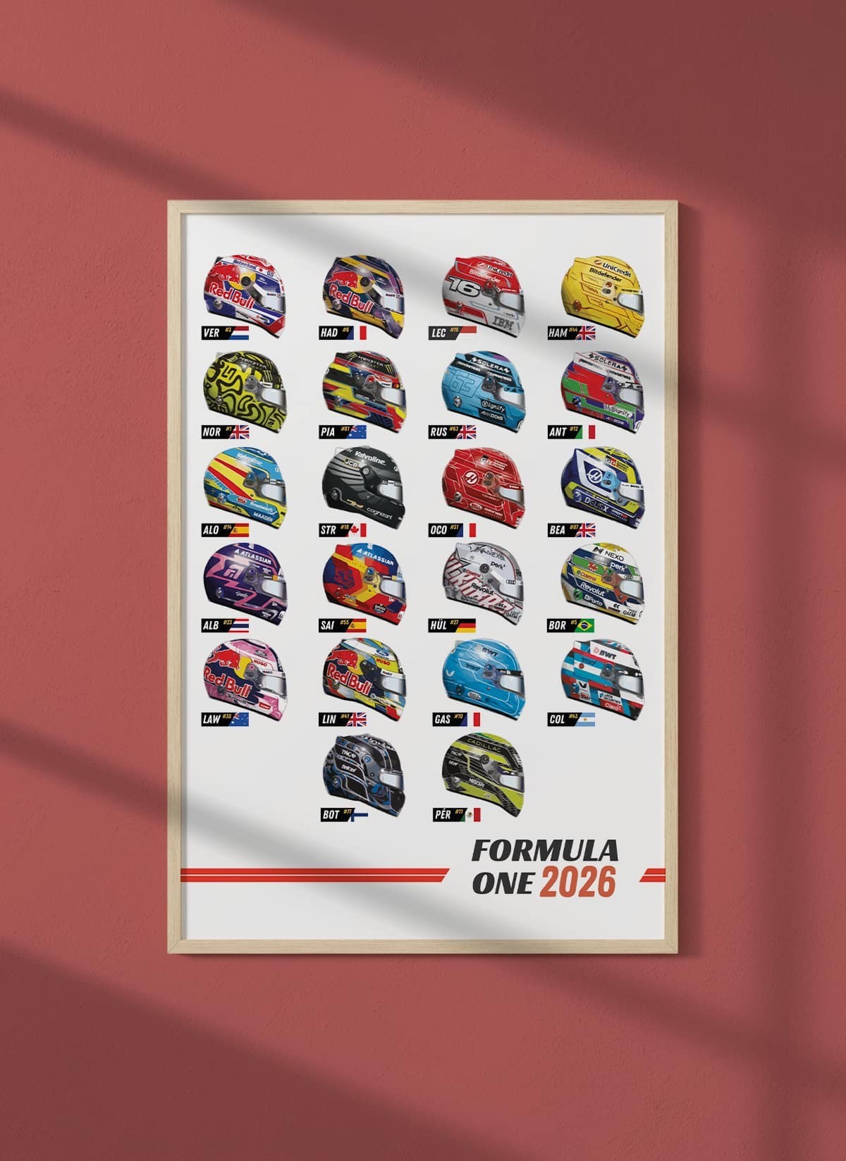 Affiche Championnat Formule 1 2026