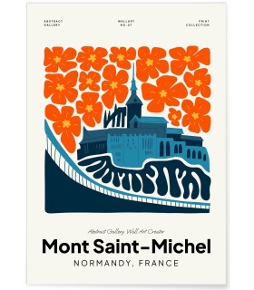 Affiche Mont Saint-Michel 3