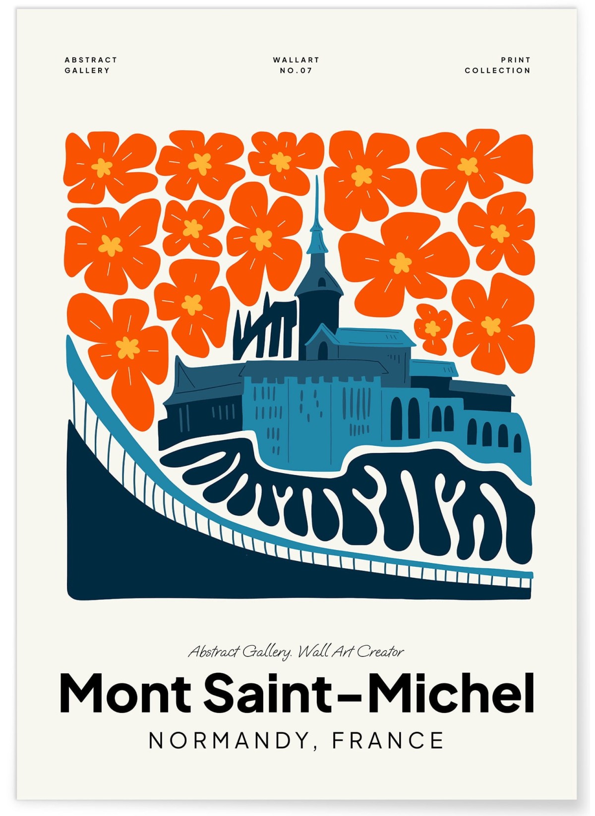 Affiche Mont Saint-Michel 3