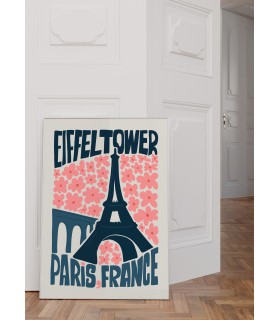 Affiche Paris 5 Tour Eiffel
