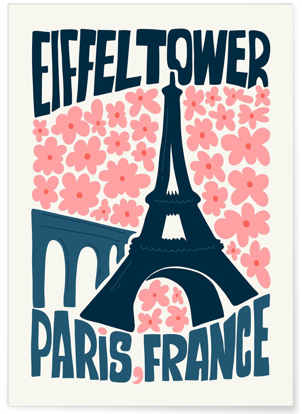 Affiche Paris 5 Tour Eiffel
