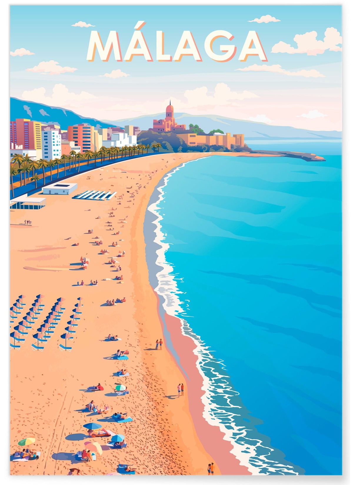 Affiche Málaga