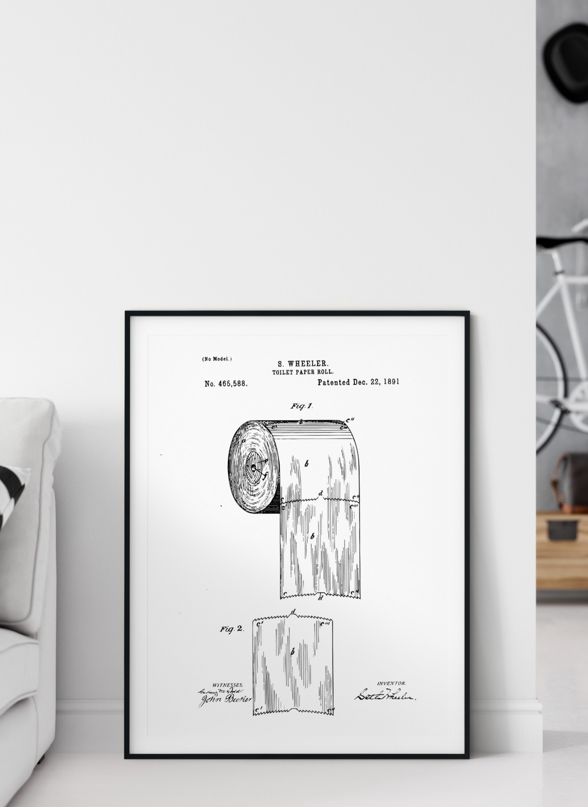 Affiche pour décorer ses toilettes avec humour | L’Afficherie